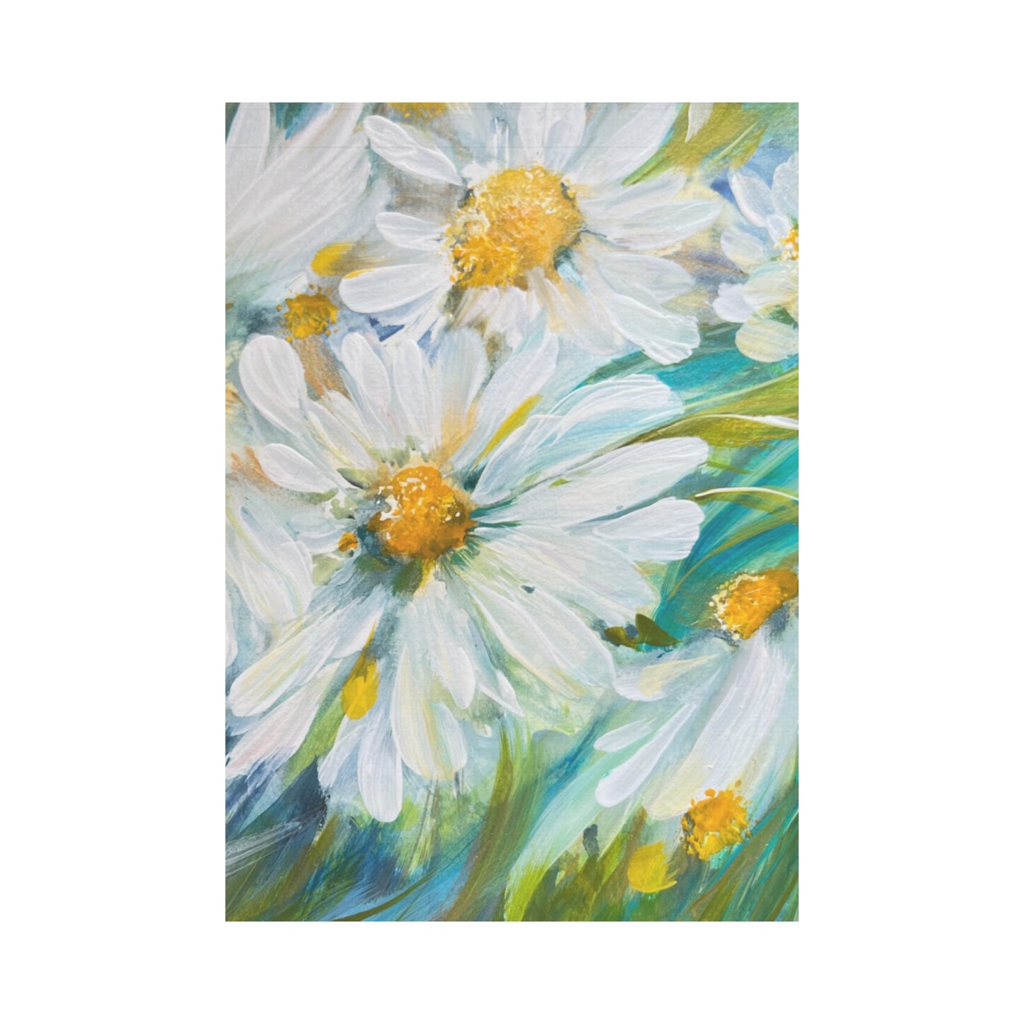 Garden Flag Daisies 28''x40'' (Twin Sides)