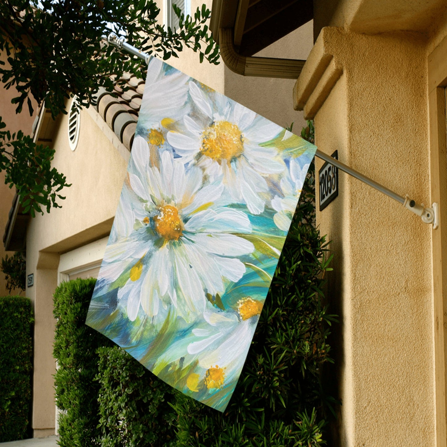 Garden Flag Daisies 28''x40'' (Twin Sides)
