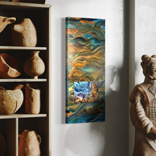 Superior Shores - 16x40 Original Painting Acrylic on Canvas