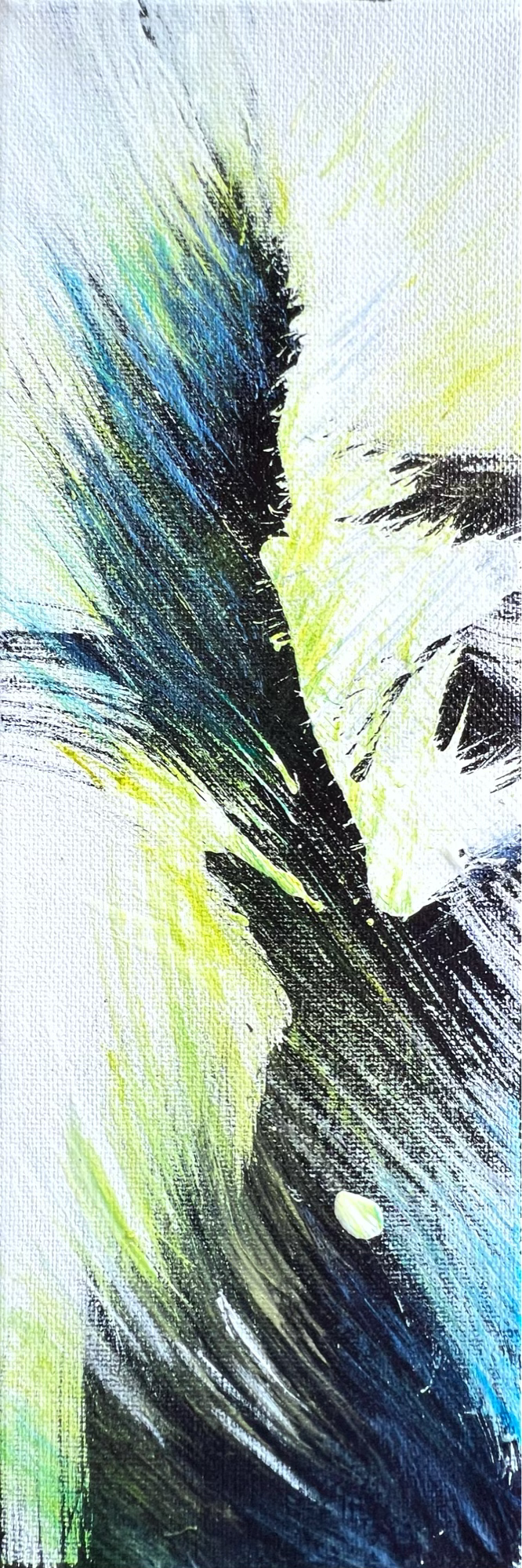 Abstract 1 - 4x12 Original Painting Acrylic on Canvas