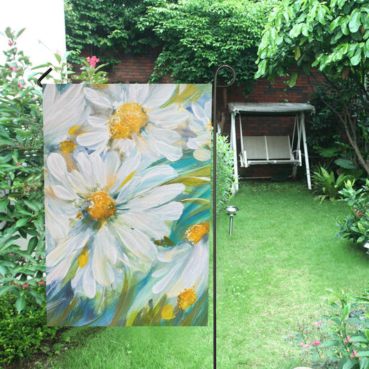 Garden Flag Daisies 28''x40'' (Twin Sides)