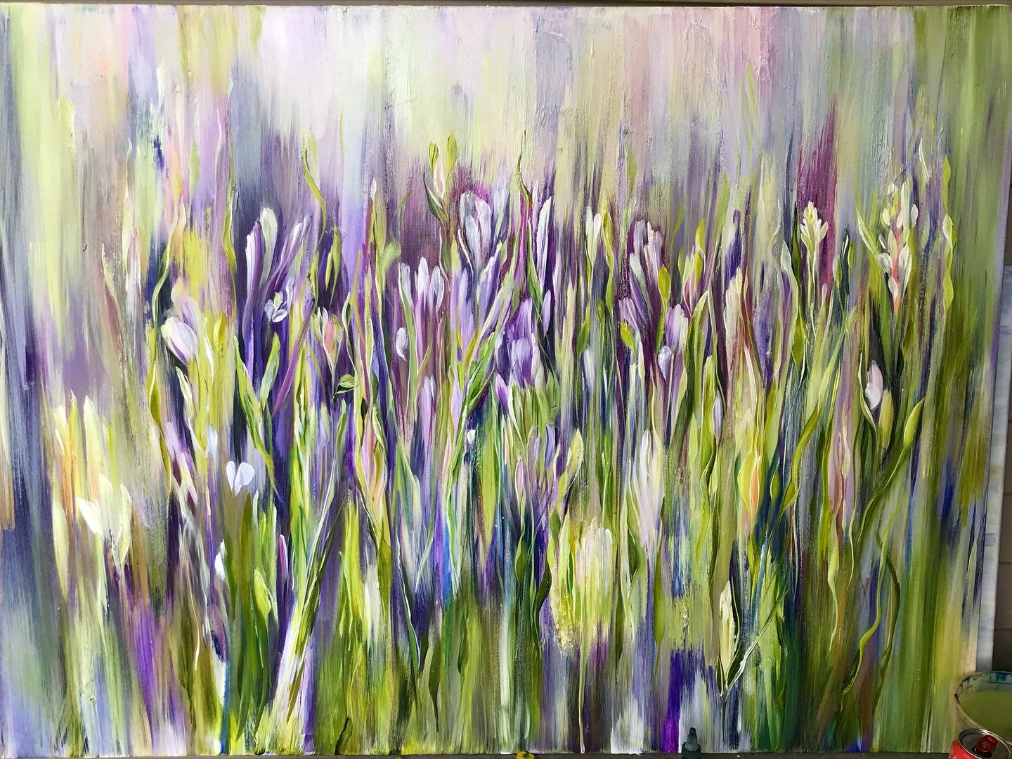 ORIGINAL ART: "Amethyst Blooms"
