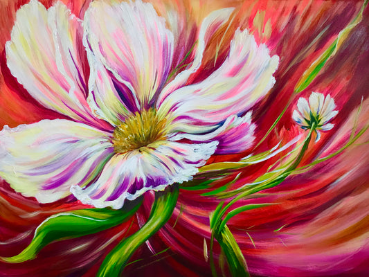 Cosmos - 36x48 Original Painting Acrylic on Canvas