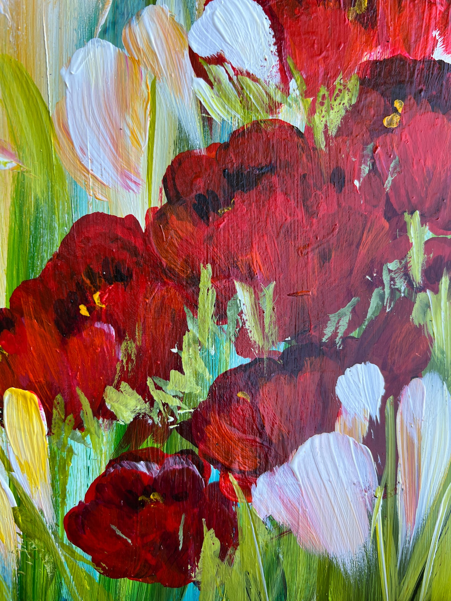 Arise - 11x14 Original Painting Acrylic on Metal