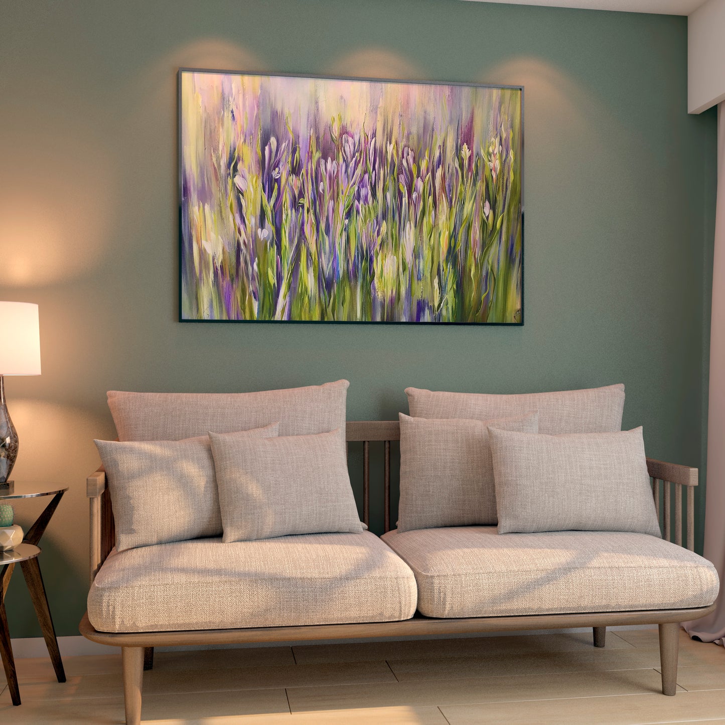 ORIGINAL ART: "Amethyst Blooms"