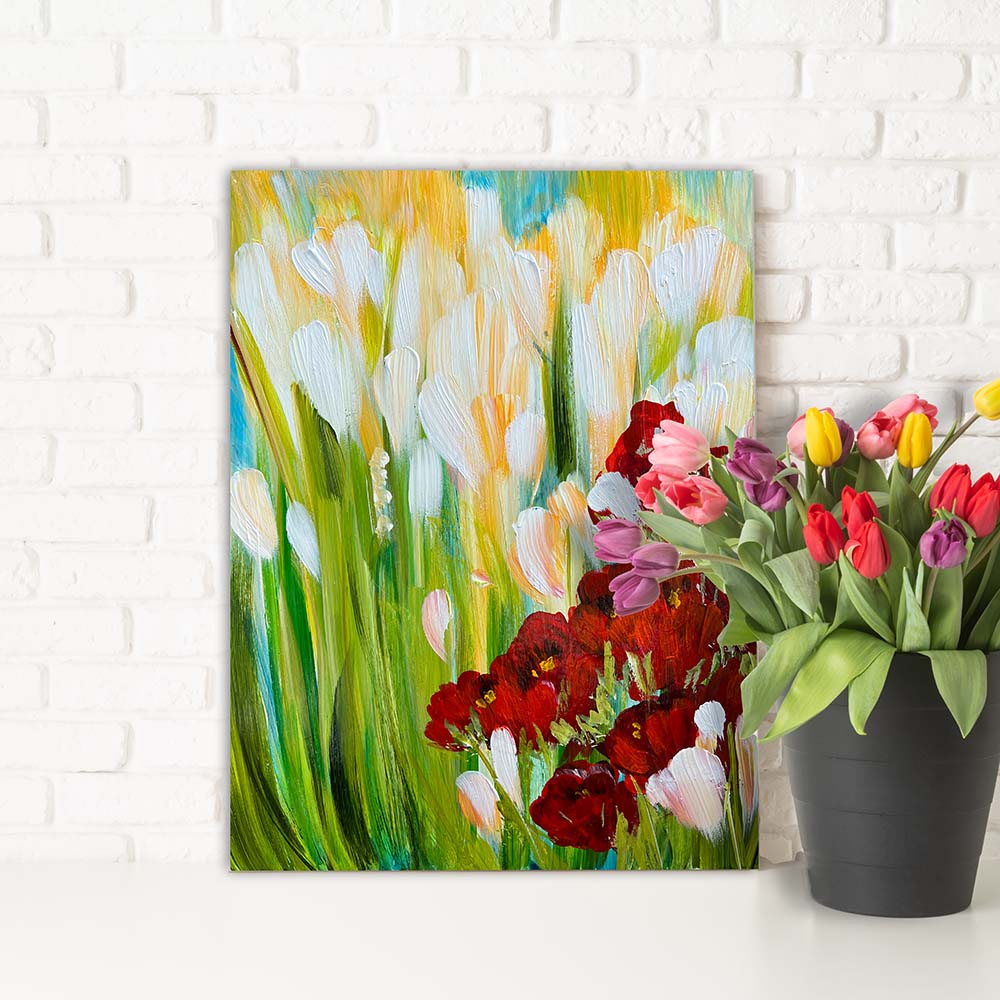 Arise - 11x14 Original Painting Acrylic on Metal