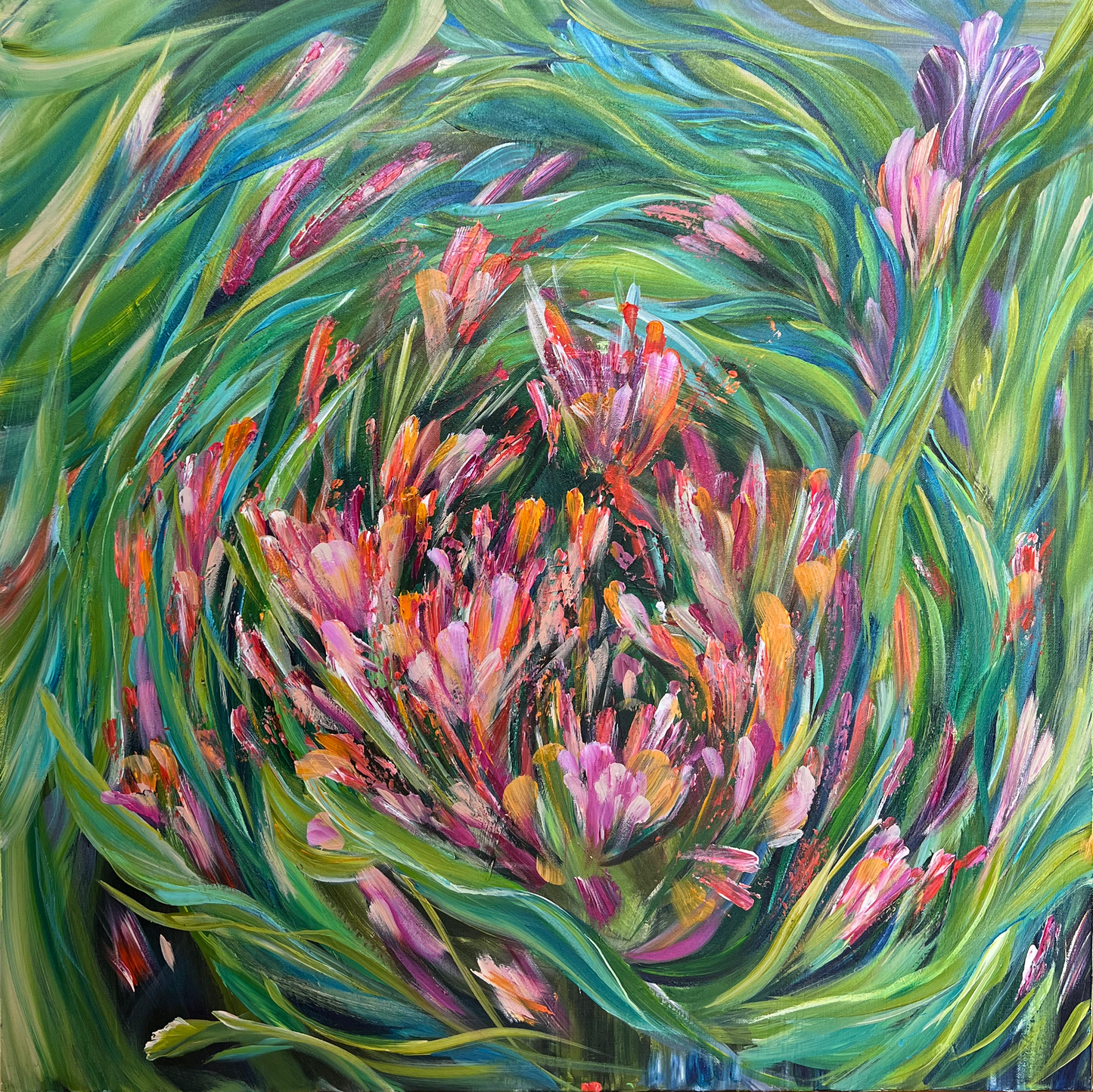Creation - 36x36 Original Painting Acrylic on Canvas