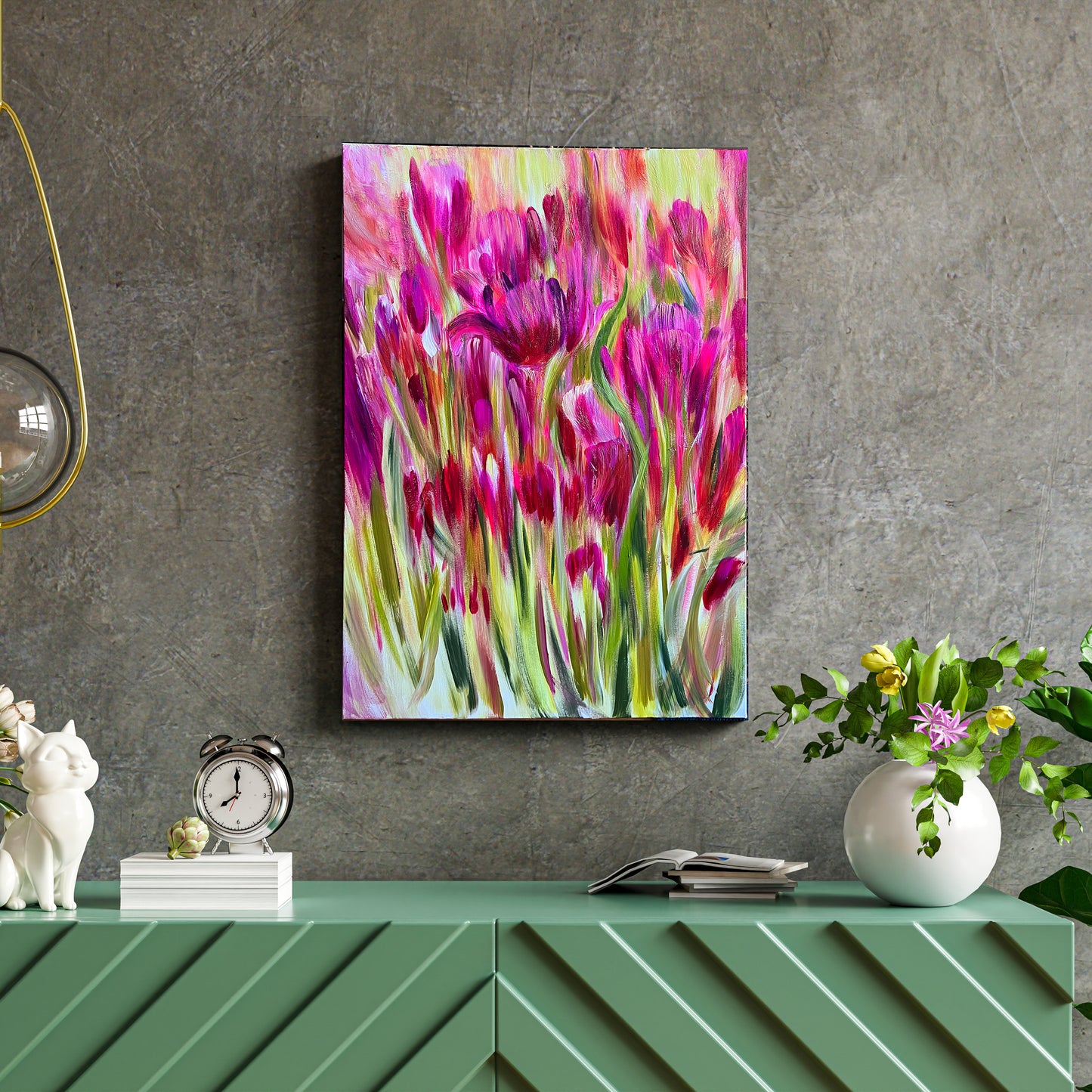 ORIGINAL ART: "Haute Magenta"