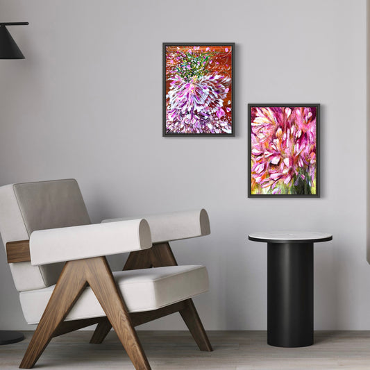 Falling - Original Painting Acrylic on Canvas