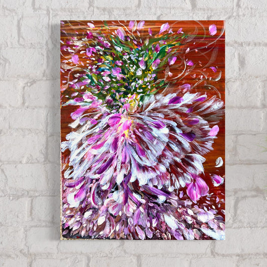 Spring Goddess - 11x14 Original Painting Acrylic on Canvas