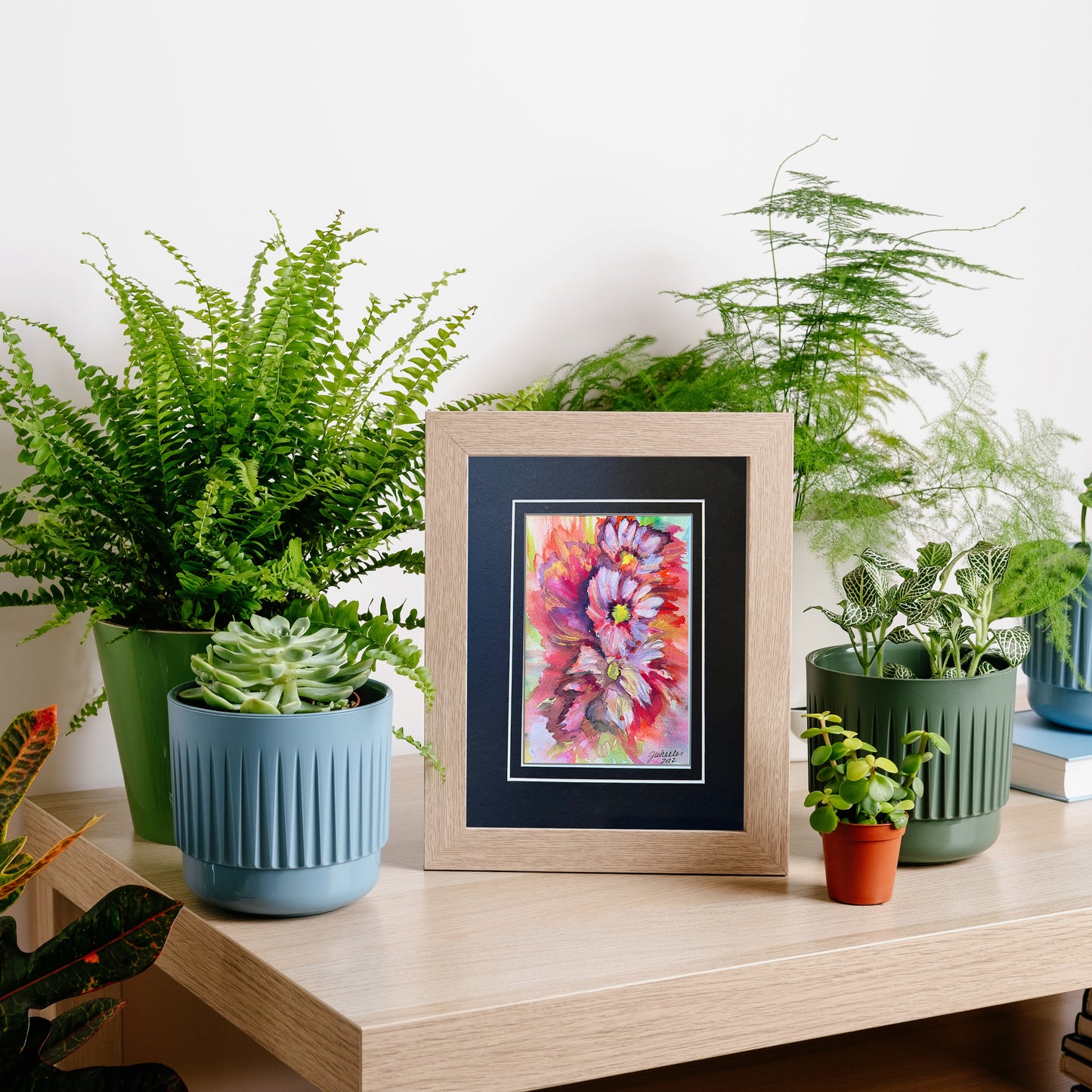 ORIGINAL ART: Bright Flowers