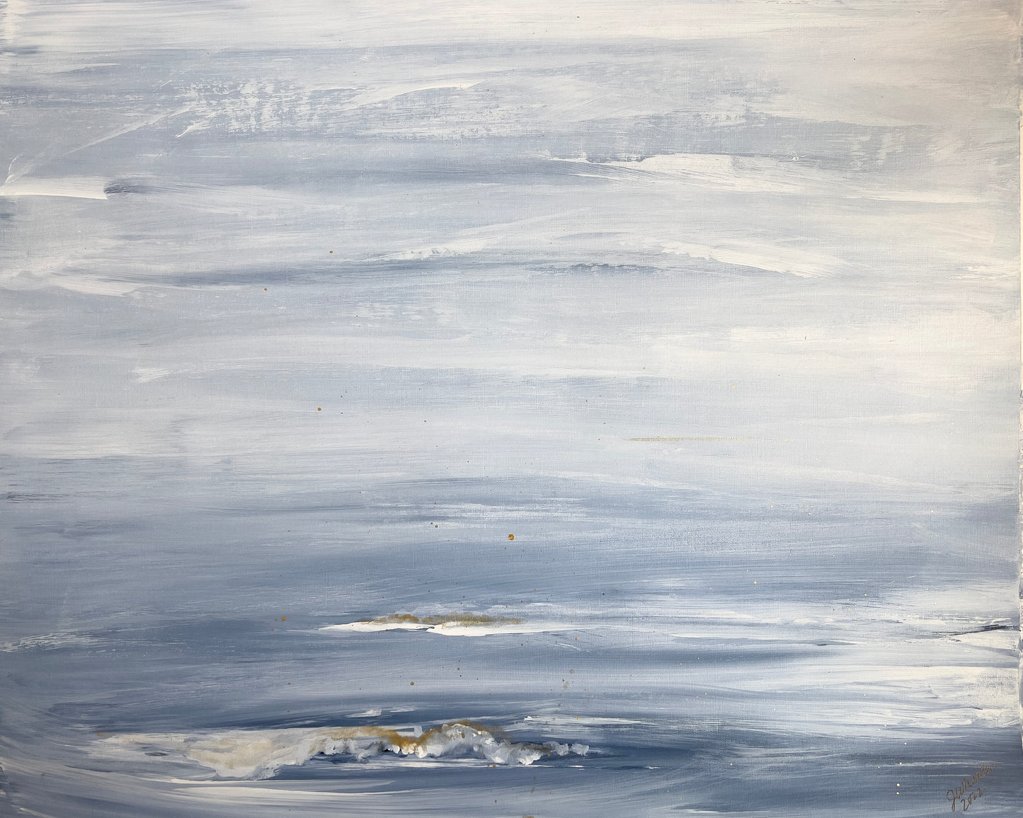 Serenity Now - 16x20 Original Painting Acrylic on Paper