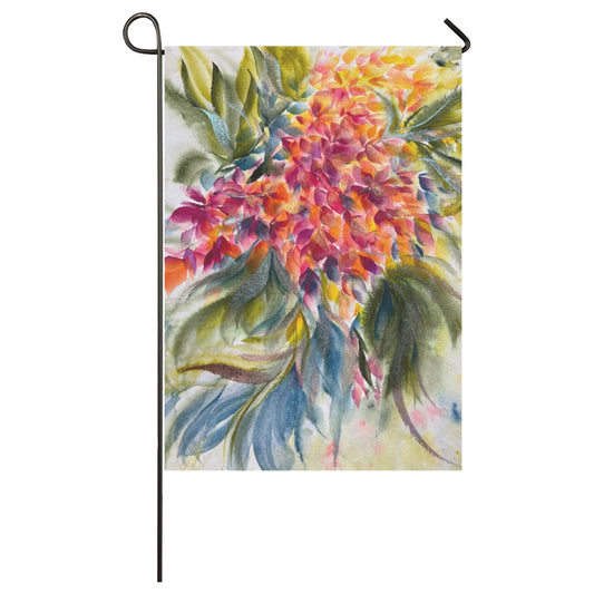 Garden Flag Showy Blooms 28''x40'' (Twin Sides)
