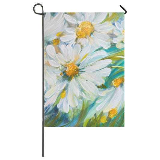 Garden Flag Daisies 28''x40'' (Twin Sides)