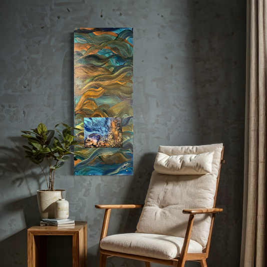 Superior Shores - 16x40 Original Painting Acrylic on Canvas