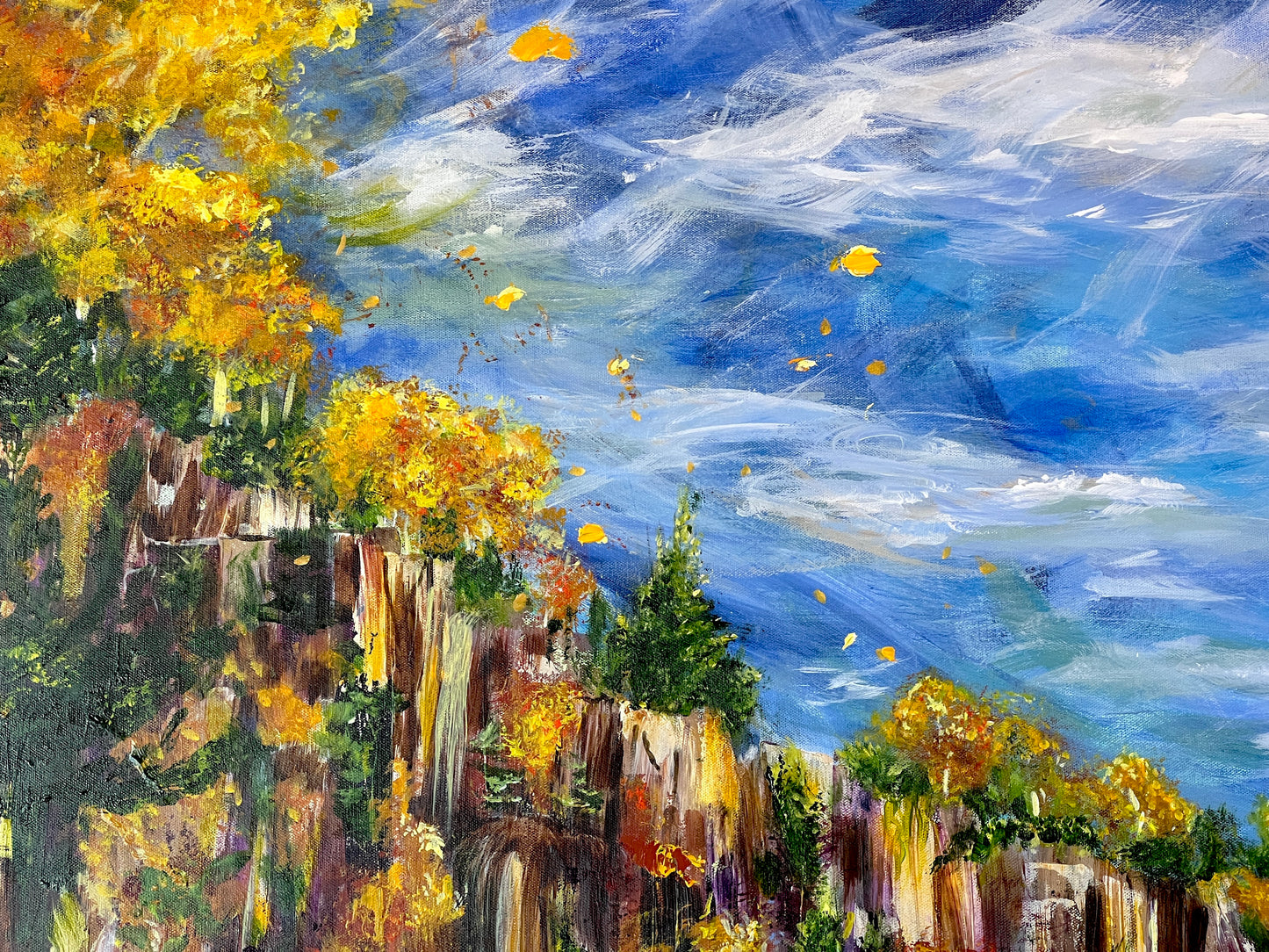 The Most Perfect Day - 48x60 Original Painting Acrylic on Canvas