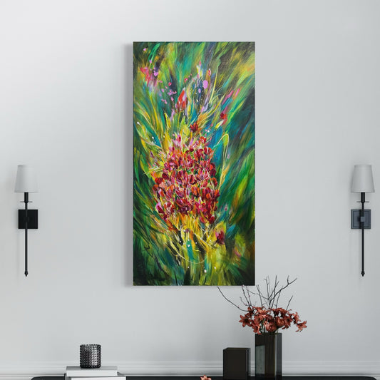 Joyful Abandon - 24x48 Original Painting Acrylic on Canvas