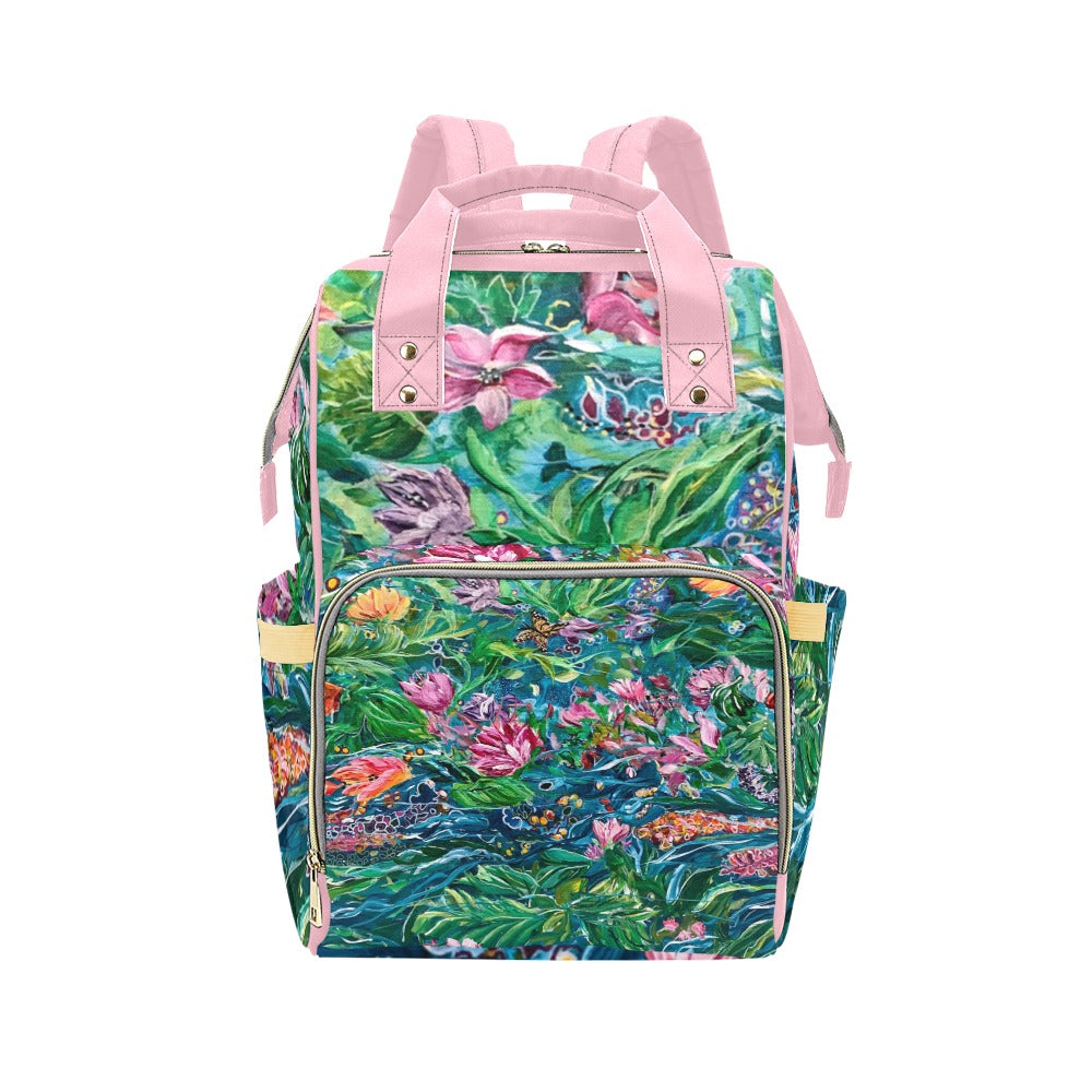 Multi-Function Backpack Designed with Jen Wheeler Art