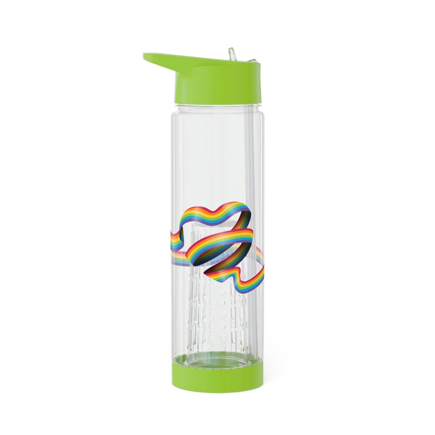 Rainbow Heart Infuser Water Bottle