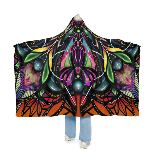 Winged Goddess Hooded Snuggle Blanket