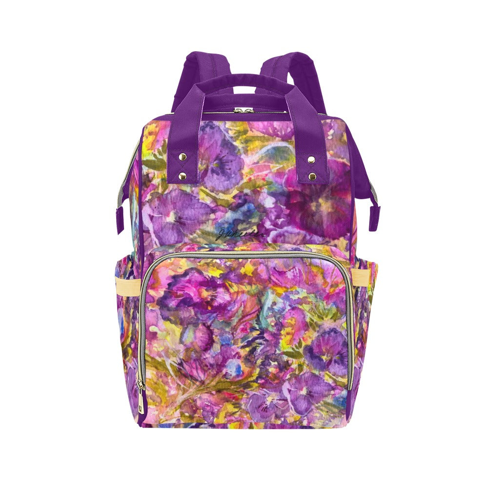 Multi-Function Backpack Designed with Jen Wheeler Art